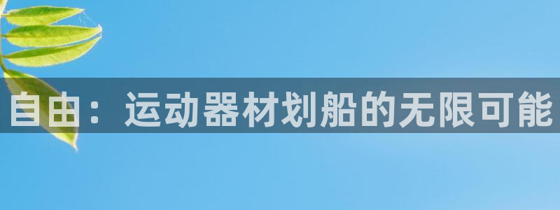 tpwallet官网下载娱乐：自由：运动器材划船的无限可能