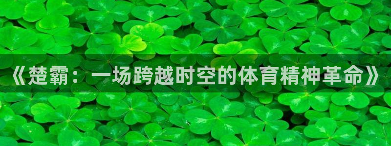 tp官方正版app集团官网首页：《楚霸：一场跨越时空的体育精